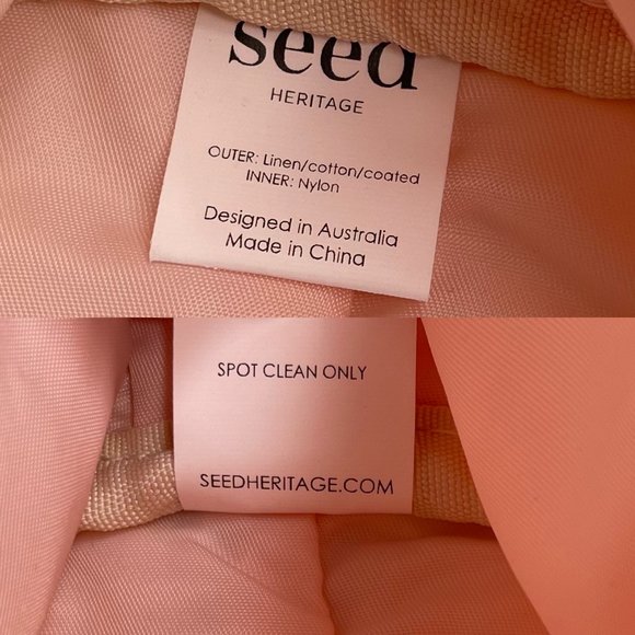 SOLD Seed Heritage Pink Small Cosmetics Case Pouch Bag - Picture 11 of 12